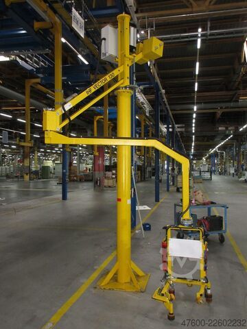 Manipulateur, dispositif de manutention, aide à la levée IHF Jungenthal Manipulator Knickarm Pneumatik Manipulator Vector 130 L 3,5m