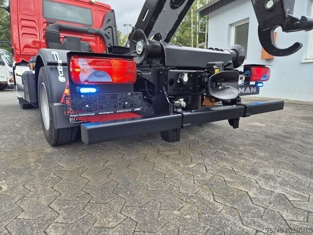 Telehoist krokløftbil man TGL 8.190 Feuerwehrfahrzeug City Abrollkipper