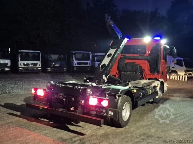 Telehoist krokløftbil man TGL 8.190 Feuerwehrfahrzeug City Abrollkipper