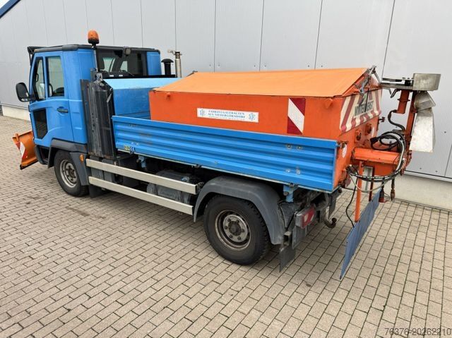 Benne tri-benne MULTICAR FUMO CARRIER 4x4 mit Schneeschild + Silostreuer