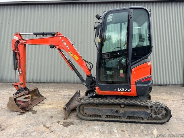 Mini excavator Kubota U 27-4