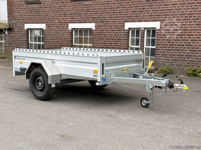 Kastenanhänger Humbaur HA 132513 KV OFFROAD 251X131X40CM 1300KG TIEFLADER | BUGKLAPPE