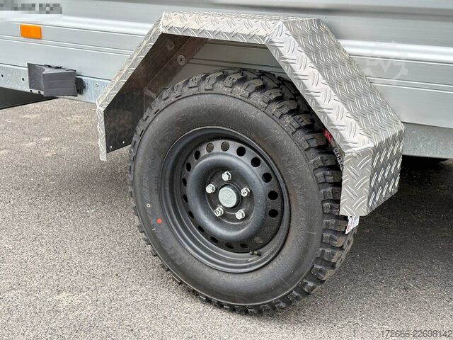 Kastenanhänger Humbaur HA 132513 KV OFFROAD 251X131X40CM 1300KG TIEFLADER | BUGKLAPPE