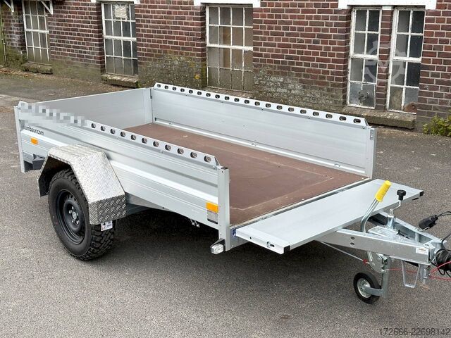 Kastenanhänger Humbaur HA 132513 KV OFFROAD 251X131X40CM 1300KG TIEFLADER | BUGKLAPPE