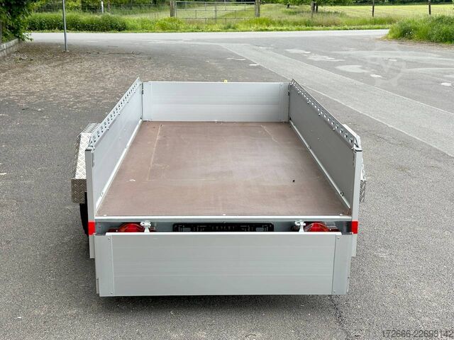 Kastenanhänger Humbaur HA 132513 KV OFFROAD 251X131X40CM 1300KG TIEFLADER | BUGKLAPPE