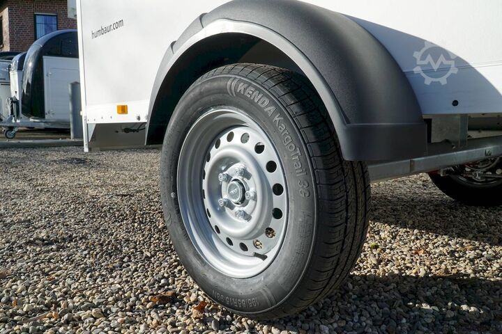 Rimorchio a cassetta Humbaur HK 133015-18P | RAMPE 304X151X180CM 1300KG KOFFERANHÄNGER
