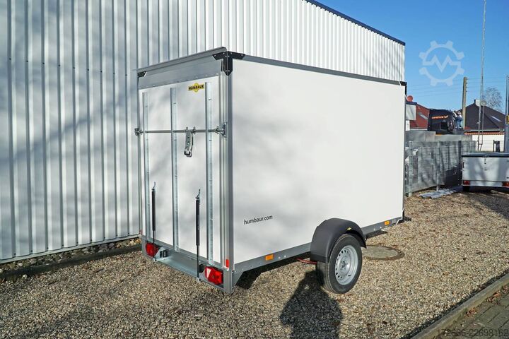Rimorchio a cassetta Humbaur HK 133015-18P | RAMPE 304X151X180CM 1300KG KOFFERANHÄNGER