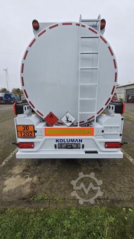 Tankbil  5 KAMMER ALUMINIUM TANKAUFLIEGER ADR
