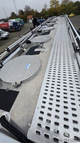 Tankbil  5 KAMMER ALUMINIUM TANKAUFLIEGER ADR