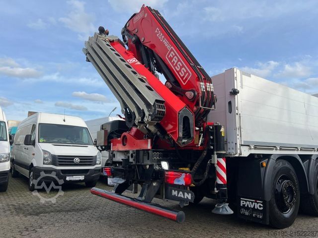 Kamion s ravnom platformom MAN TGS 26.470 FASSI F235A.2 e-Dynamic*5-Fach+Kran*