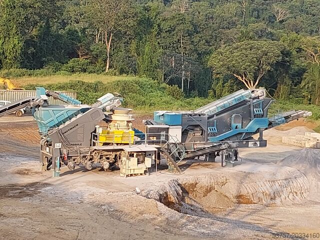 Installation de concassage mobile / Station de concassage Constmach 250-300 TPH Mobile Crushing Plant