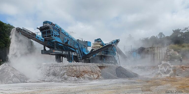 Installation de concassage mobile / Station de concassage Constmach 250-300 TPH Mobile Crushing Plant