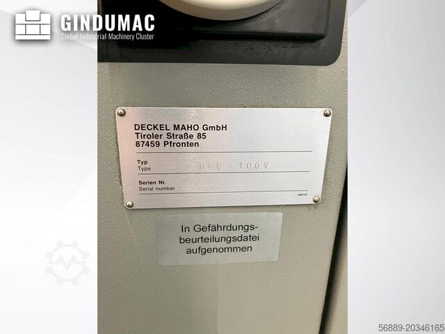 مركز القطع الرأسية DECKEL MAHO DMC 100V