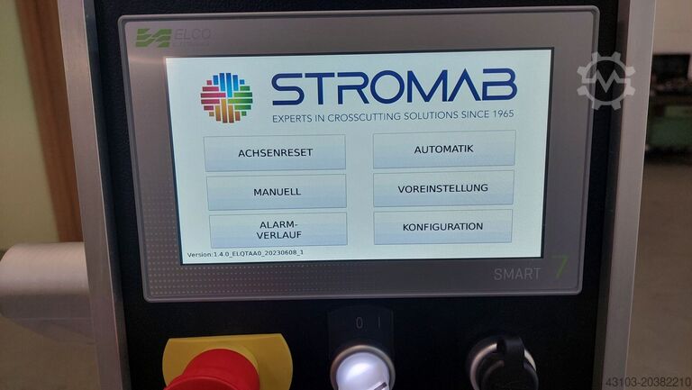 Slitta di posizionamento automatica per troncatrice STROMAB STROMAB-STOP 4500