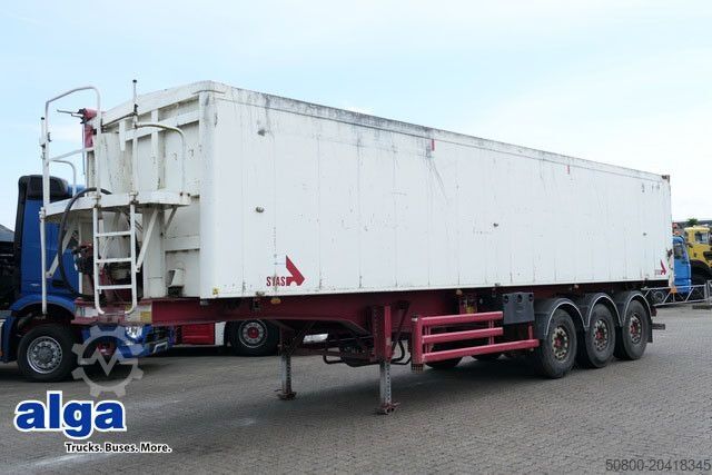 Semi-reboque basculante STAS SA336K, Alu, 50m³, Alu-Chassis, Luft-Lift