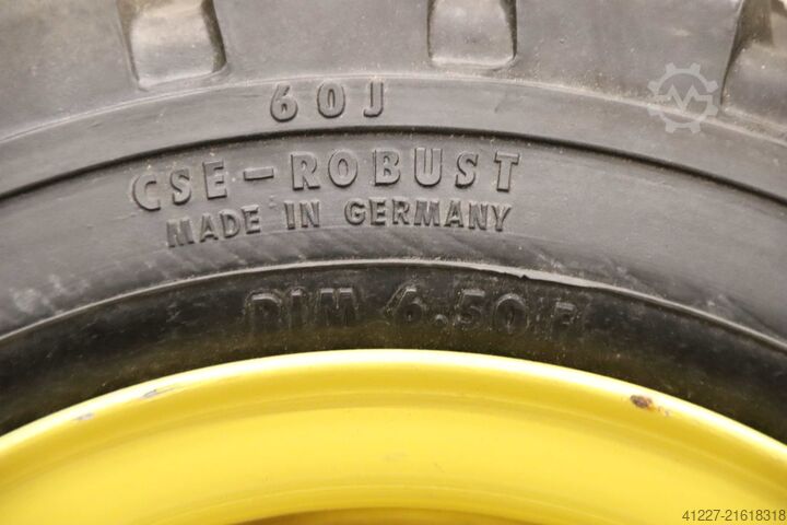 Neumáticos macizos de goma, 4 unidades Continental CSE-Robust 200/50-10  SC 10  RIM 6.50 F