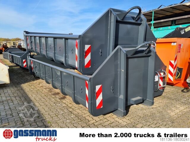 Contenedor de volteo  Abrollcontainer mit Klappe ca. 10m³, überfahrbar