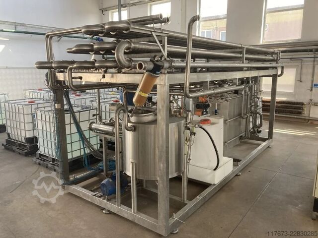 Pastorizzatore flash tubo-in-tubo BUCHER usato 12000 L/h Tetra Pak® PWAP 12000-S