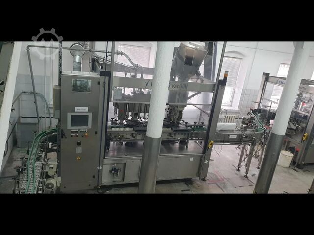 Linha de envase KRONES usada para vodka - vidro 6000 BPH - Ano 2001 Krones 