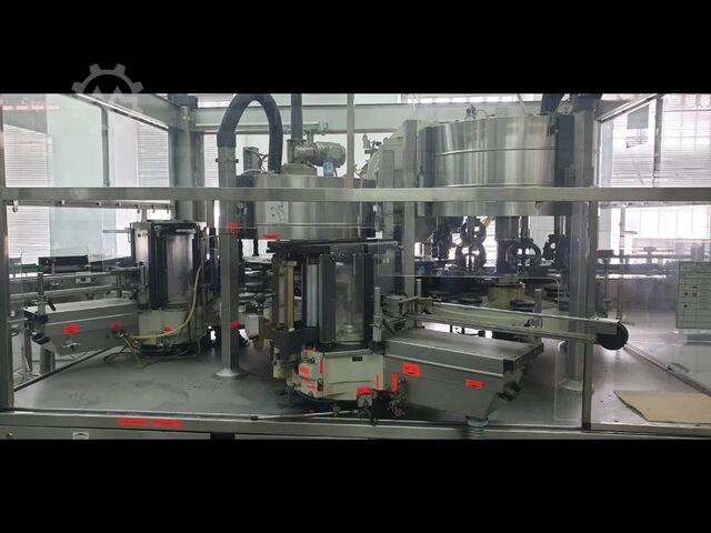 Linha de envase KRONES usada para vodka - vidro 6000 BPH - Ano 2001 Krones 