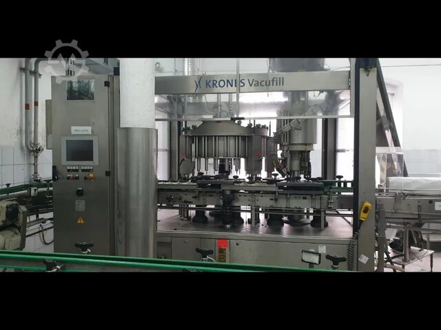 Linha de envase KRONES usada para vodka - vidro 6000 BPH - Ano 2001 Krones 