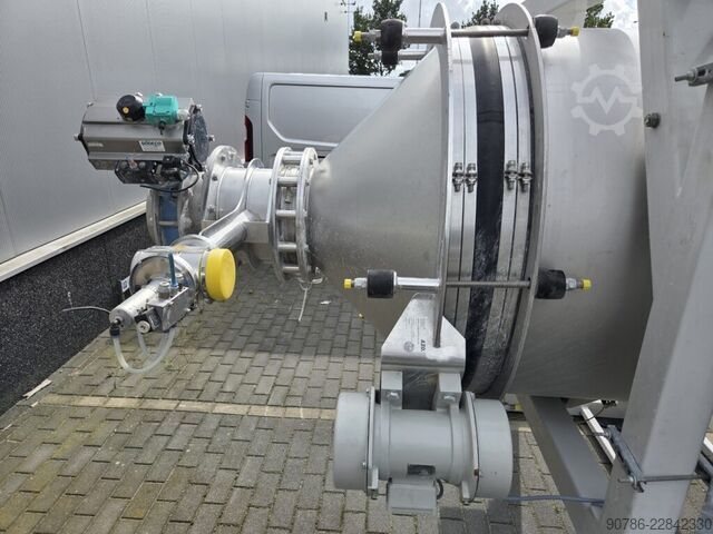 Станція розвантаження біг-бегів AZO GmbH з дозуючим шнеком і вібраційним дном. AZO GmbH 