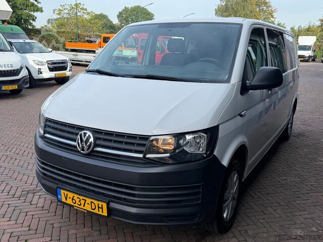 Lieferwagen Doppelkabine VW Transporter 2.0 TDI L2H1 Airco Dubbel Cabine 10...