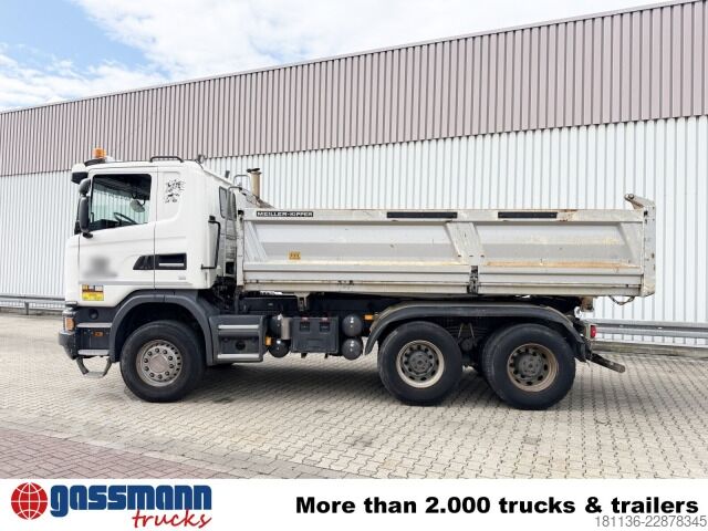 Camion benne Scania G 490 6x4, Retarder, Bordmatik