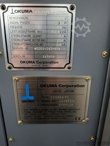 CNC-sorvi Okuma LB3000 EX