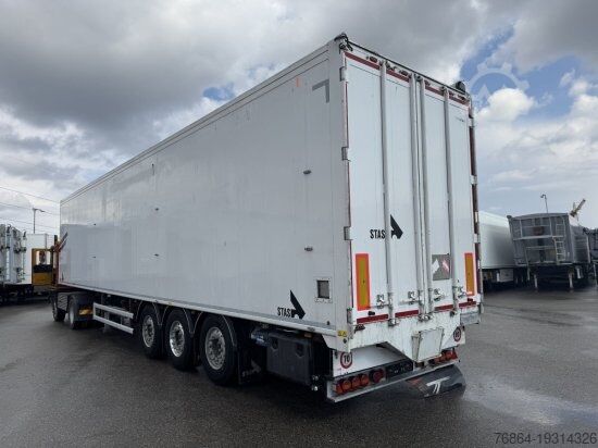 סמי טריילר עם רצפה נעה STAS SCHUBBODEN  S300 ZX, 2XLIFTACHSE, FUNK, GETREIDEGOSSE, 7MM