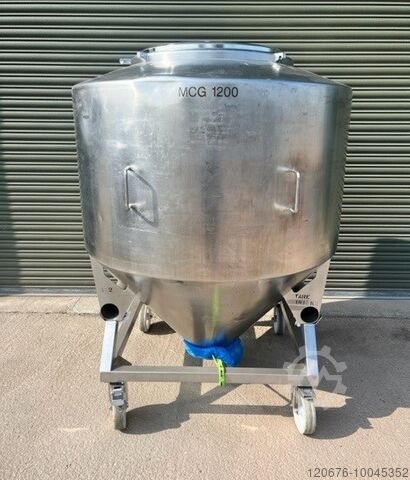 IMG 1200 Litre Stainless Steel Mobile Storage Vessel 