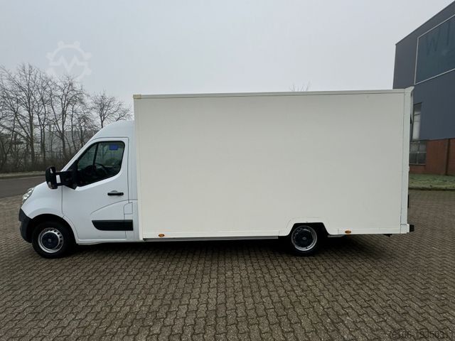 Vrachtwagen met bakwagen RENAULT Master Tiefrahmen Koffer *Rampe*Klima*4,26 Länge