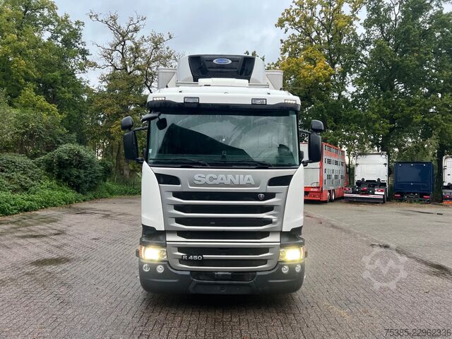 Transport chłodniczy/mrożony Scania R450 Retarder Chereau 7cm walls and Lift