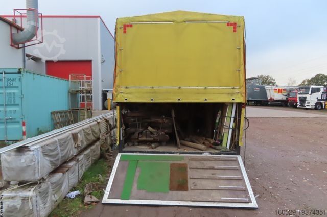 Remolque abierto con toldo  Wiese Planenanhänger