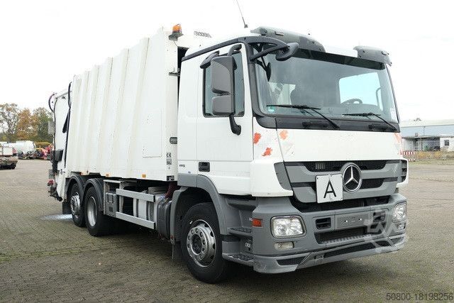 Śmieciarka MERCEDES-BENZ 2532 L Actros 6x2, Faun, Variopress, Zöller, AC