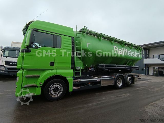 Imutyhjysäiliöauto MAN TGX 26.500 / Auto+Ret / Silo 30 Kubik