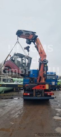 Düz kasa kamyon MERCEDES-BENZ Actros 2644 / 6X4 / Kran Palfinger PK29002 WINCH