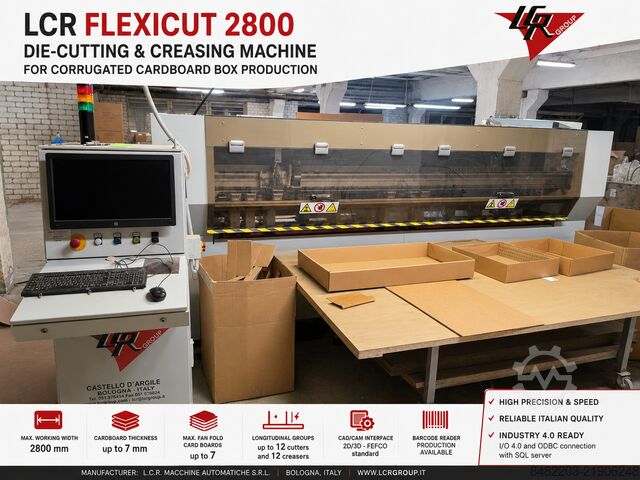 Cardboard Box Manufacturing Machine LCR Flexicut 2800
