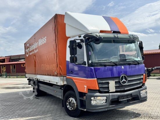 Kamion s ravnom platformom i ceradom MERCEDES-BENZ ATEGO  1224