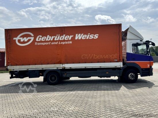 Kamion s ravnom platformom i ceradom MERCEDES-BENZ ATEGO  1224