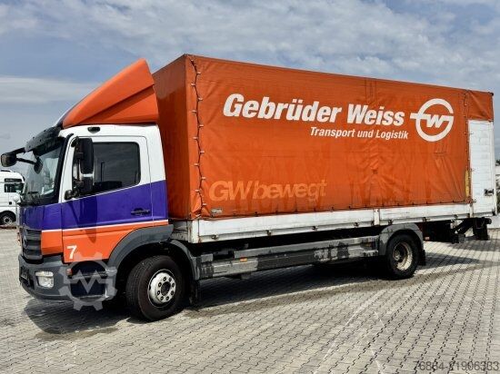 Kamion s ravnom platformom i ceradom MERCEDES-BENZ ATEGO  1224