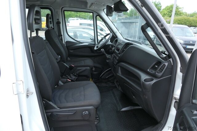 Transportador con plataforma y toldo iveco Daily 70C18H D70C DoKa LBW AHK Klima Tempomat Regaleinbauten COC Standheizung