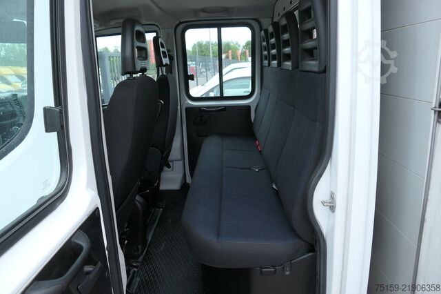 Transportador con plataforma y toldo iveco Daily 70C18H D70C DoKa LBW AHK Klima Tempomat Regaleinbauten COC Standheizung