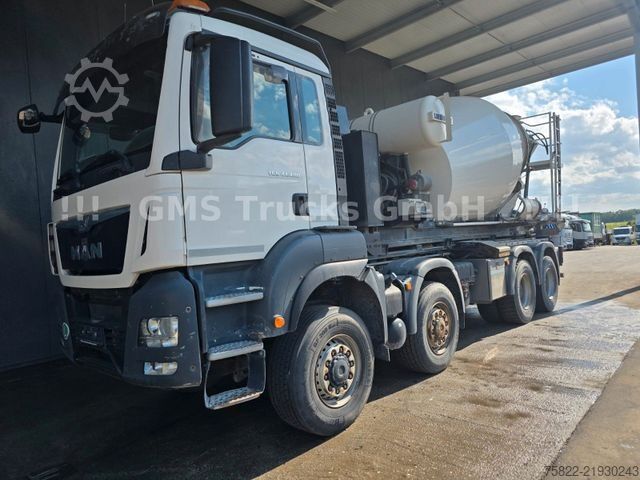 شاحنة خلاطة خرسانة MAN TGS 41.480 / 8X6 / Man+Ret / Abroller+Mixer
