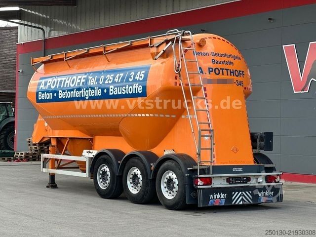 Silo semitrailer FELDBINDER EUT 37.3 FFB-SILO /1 Kammer 35m³/EBS/ SAF