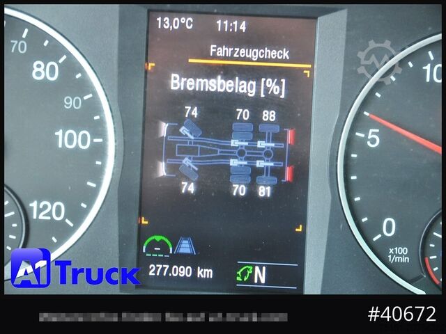 Lori angkat bekas roll-off MAN TGS 26.470 BL, Meiller RS 21.70, Lenkachse,