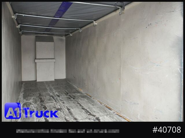 Krokcontainer POL OSTEG Abrollcontainer 47,5m³, Mulde, Dachplane, Portaltür