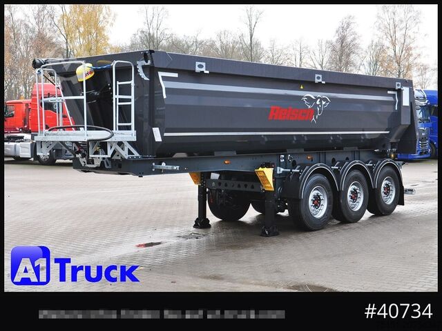 Tippsemitrailer REISCH Steelpipe-R 25m³ NEU Stahl Lift SAF Hardox