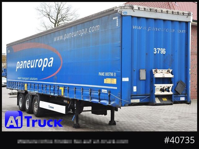 Öppen semitrailer med kapell KRONE SD Tautliner, Code XL, BPW