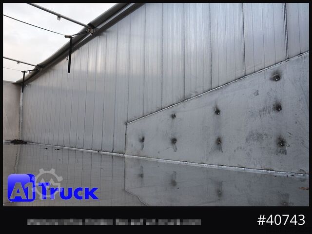 Tippsemitrailer REISCH RHKS, Alu 50m³, NEU Kombitüren, Lift Alu, LED